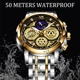 LIGE 2022 New Fashion Men Watch Calendar Stainless Steel Top Brand Luxury Sports Chronograph Quartz Watch Relogio Masculino+Box Other Image