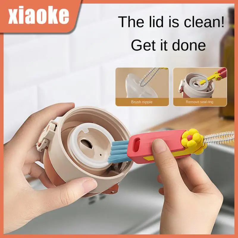 

Mini Creative Cleaning Brush Tool Wineglass Bottle Coffe Tea Glass Cup Cleaning Brushes All-around Bottle Mouth Cup Brush