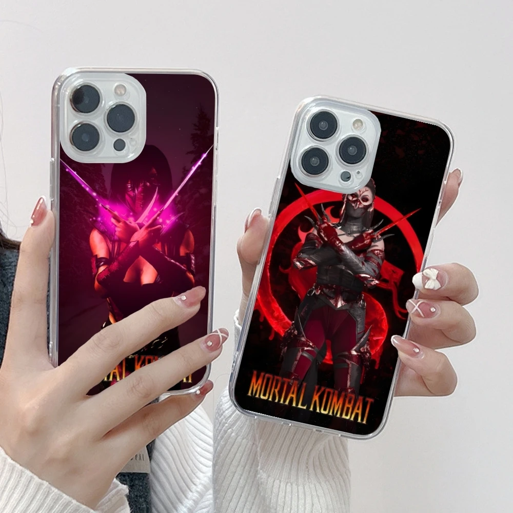 Чехол для мобильного телефона Mortal Kombat Mileena iPhone 16 15 14 13 12 11 X XR XS 8 Pro Max Plus Mini