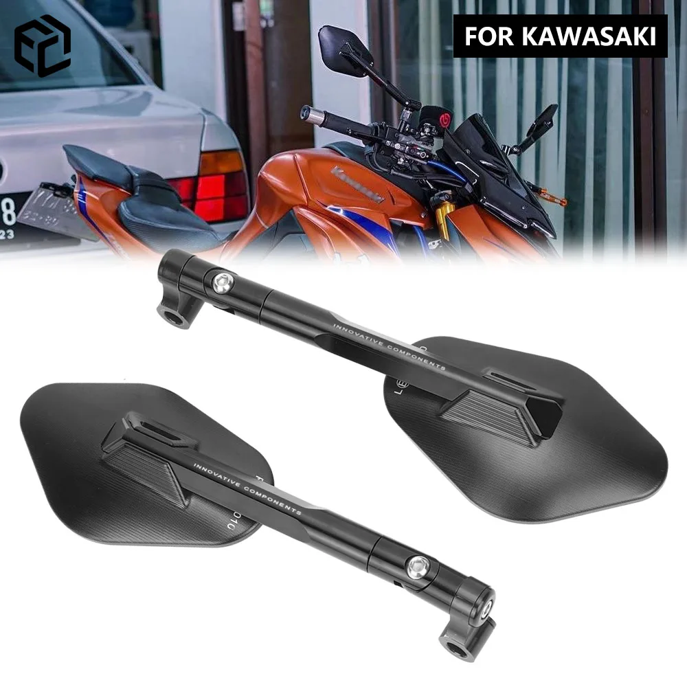 

Мотоциклетное зеркало заднего вида для Kawasaki ZH2 Z900 Z750 Z900RS Z1000R Z800 Z400 VERSYS 650 X300 1000, аксессуары