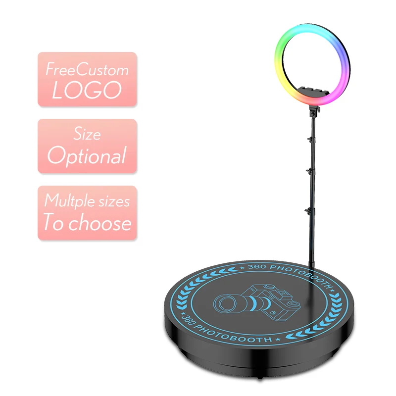 

360 Photo Booth Wireless Automatic Rotating Selfie Wedding Photobooth Intelligent Operation Slow Motion Machine Video Camera