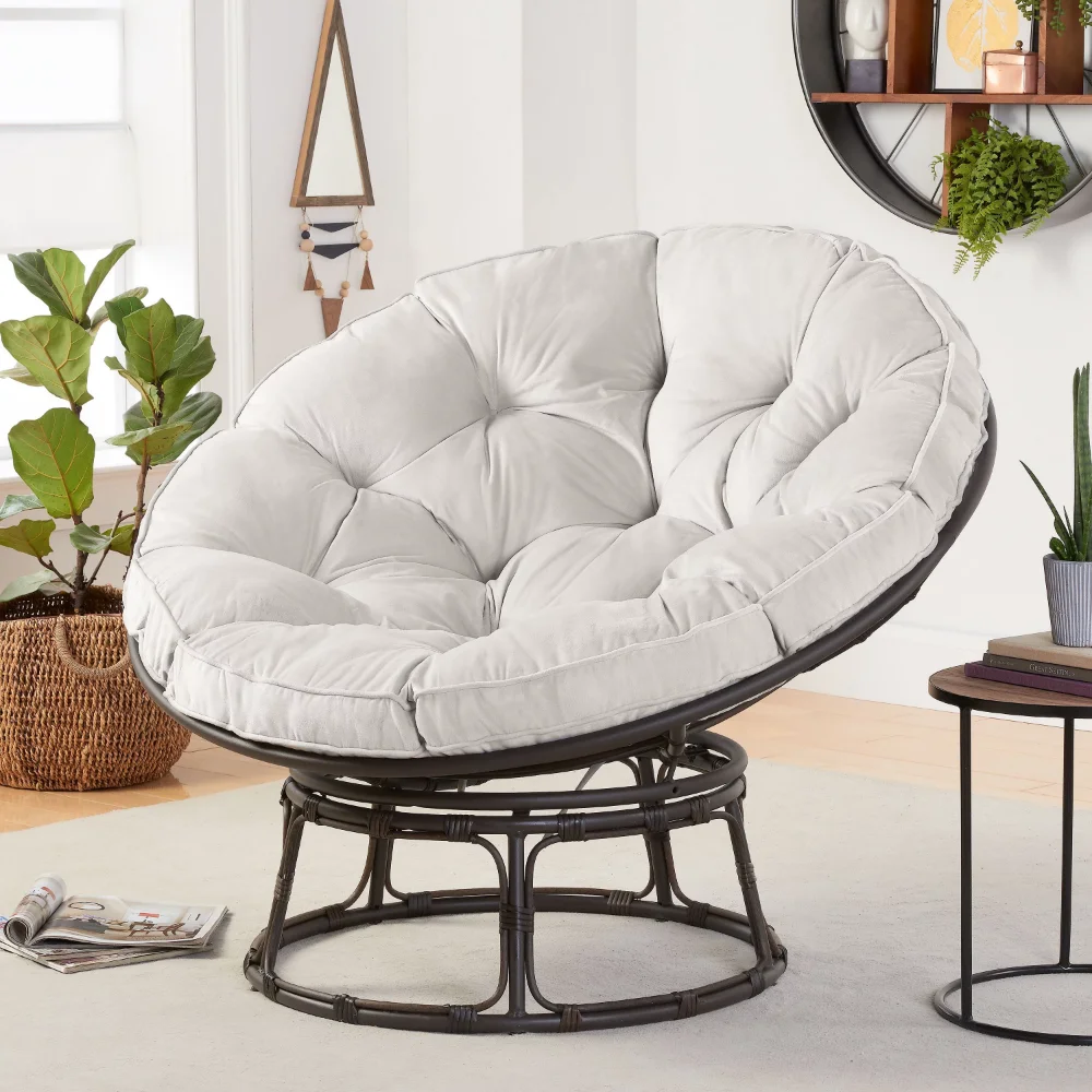 

Кресло Papasan, 46 дюймов, пемза, обивка