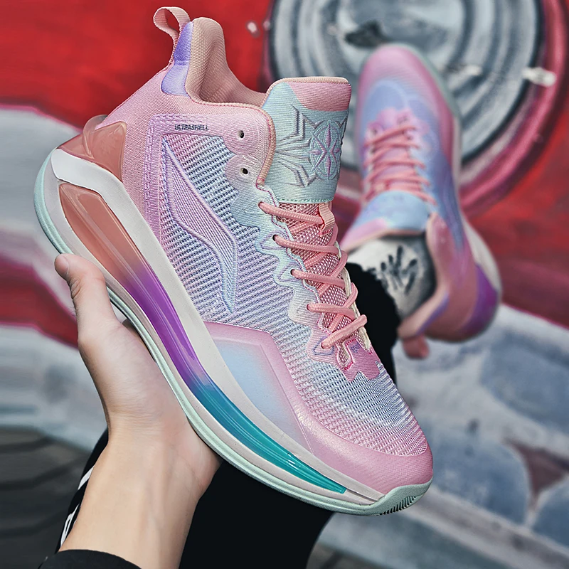 2023New Brand Basketball Shoes Men Outdoor Basketball Sneakers Kids Women Breathbale Sports Shoes Non-slip Actual Training Shoes