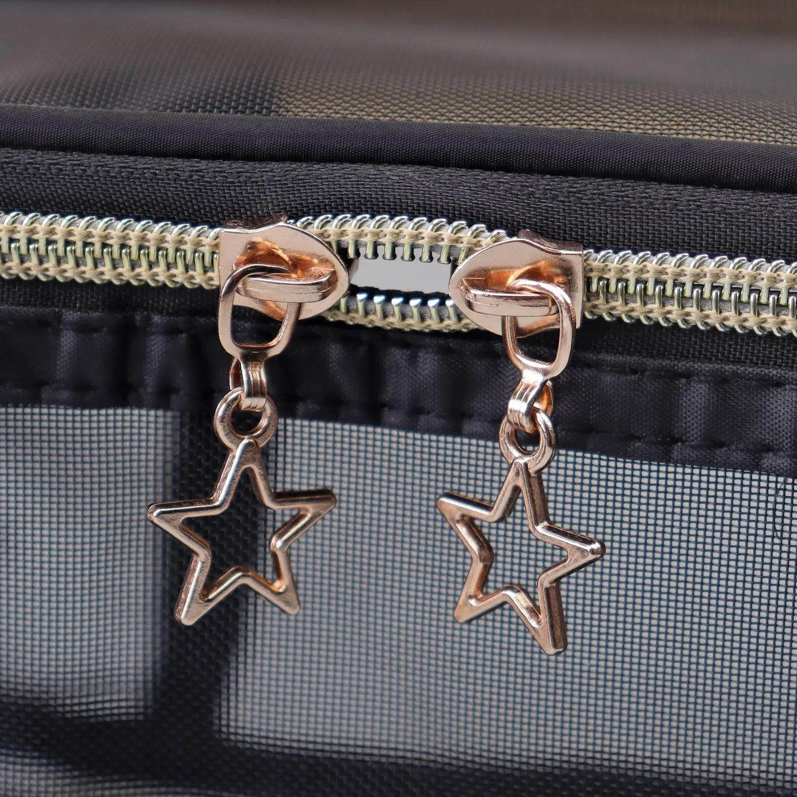 Черная сетчатая косметичка для женщин дорожный Повседневный Органайзер на