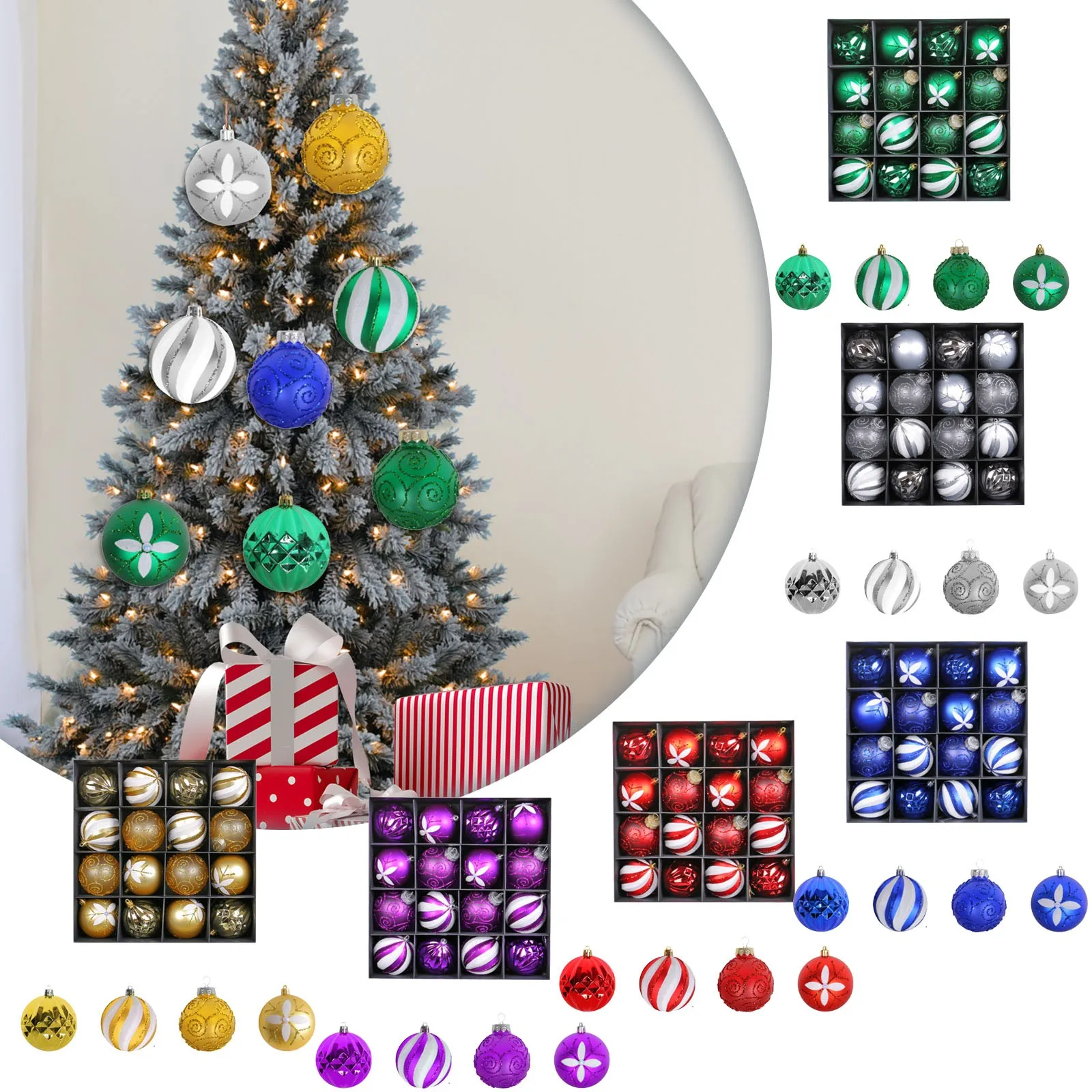 44 шт. подвески для украшения ёлки