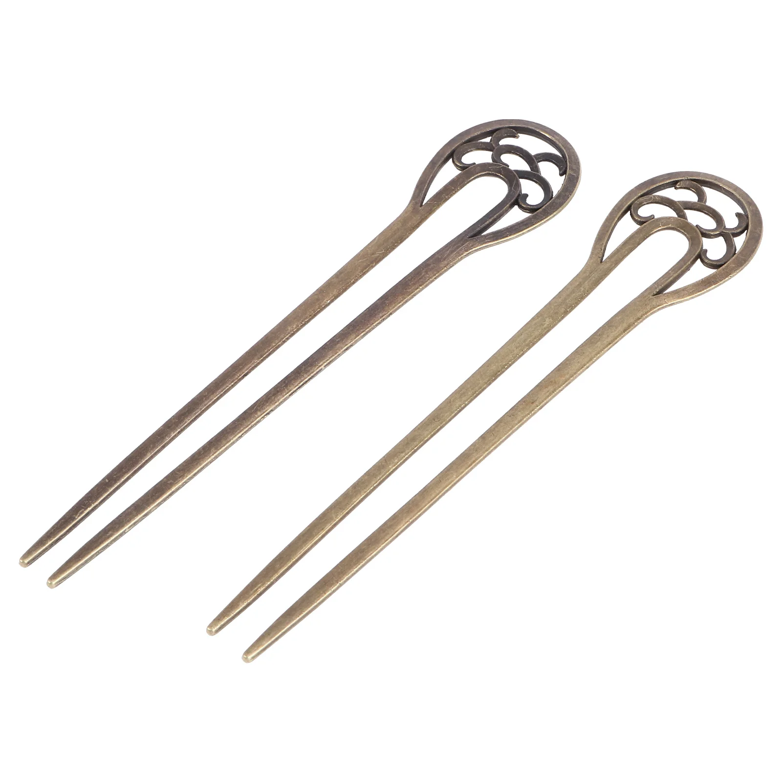 

Hair Pin Chopsticks Fork Vintage Sticks Shaped U French Hairpin Hanfu Stick Women Headdress Bun Forks Buns Picks Metal