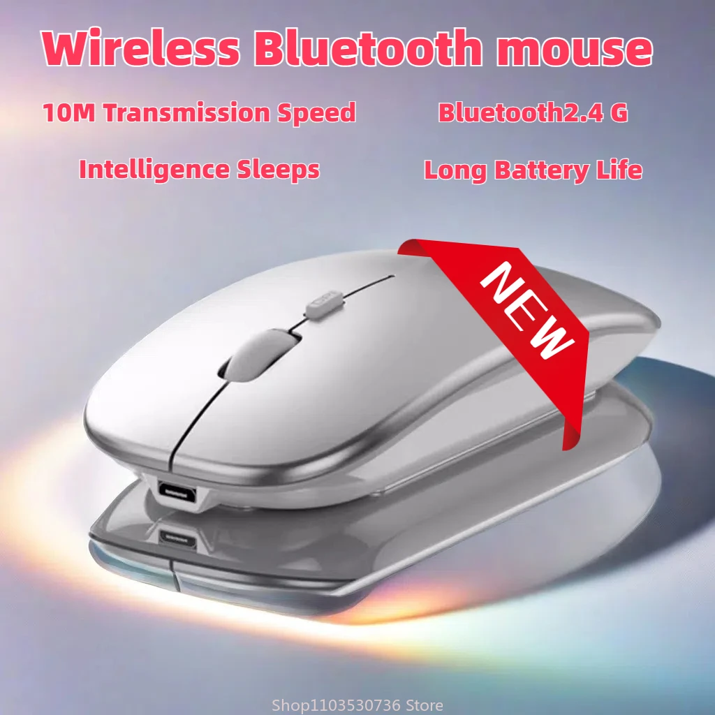 Wireless Bluetooth Mouse For iPad Samsung Huawei Lenovo Android Windows Tablet Battery Notebook Computer