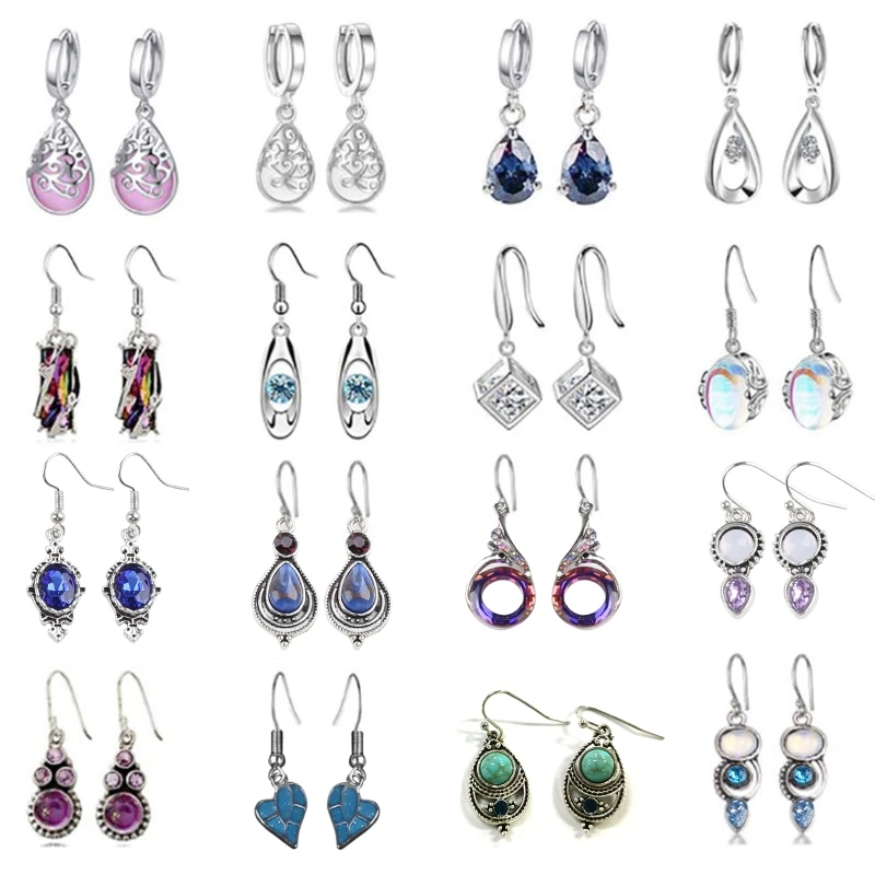 

Colorful Mini Alloy Drop Earrings Lightweight Accessories for Girls Summer Ornamenr Pendant Photo Props 57BD