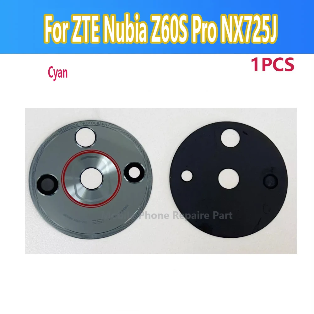Фото Для ZTE Nubia Z60S Pro NX725J основная камера с рамкой зеркала, замена заднего стекла объектива №3