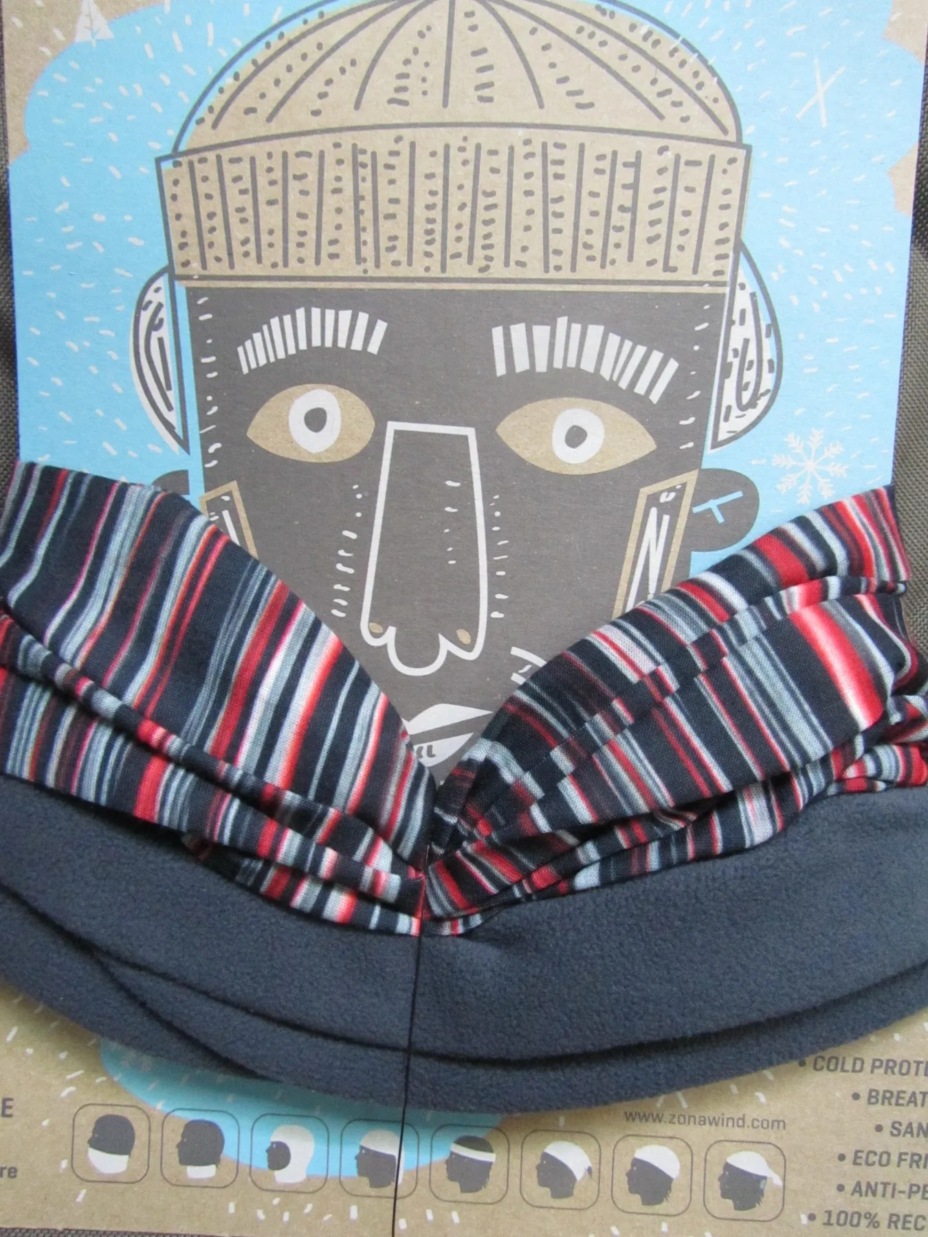 Бандана Wind X-Treme POLARWIND noise grey |