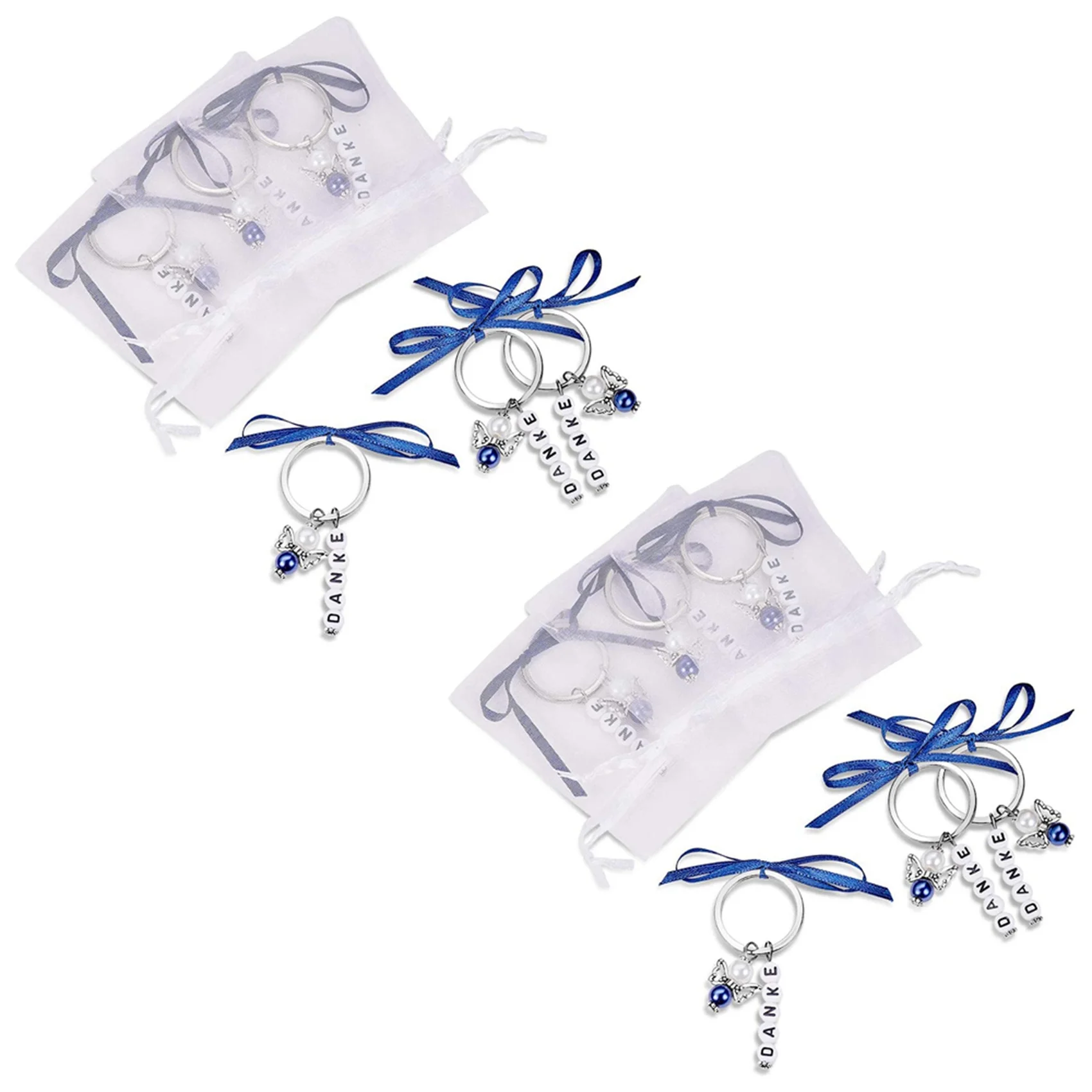 

30 брелоков из органзы, сувениры, свадебное крещение, Рождество, день рождения, подтверждение причастия, подарок