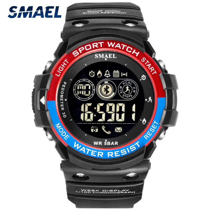 

SMAEL Sport Watch Men Fashion Digital Wristwatches Mens Week Date Stopwatch Digital Wristwatch Montre Homme relogio masculino