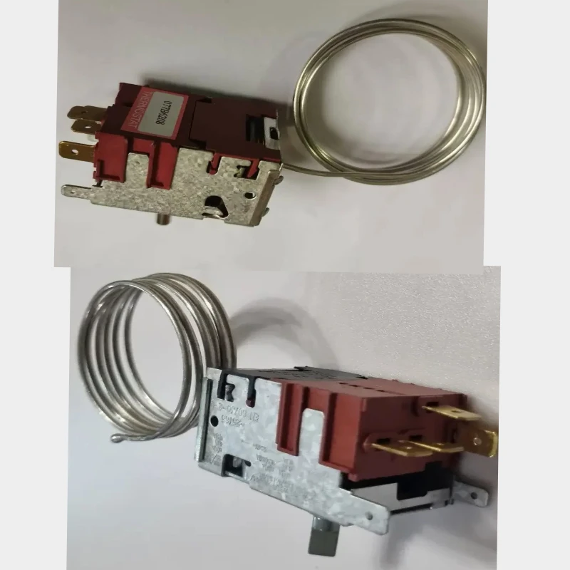 

Четырехконтактный термостат для холодильника Danfoss, коммерческий однодверный терморегулятор с двойной дверью 077B6208