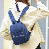 new women backpack nylon vintage teenagers backbag female small backpacks casual daypack high quality travel shoulder bags