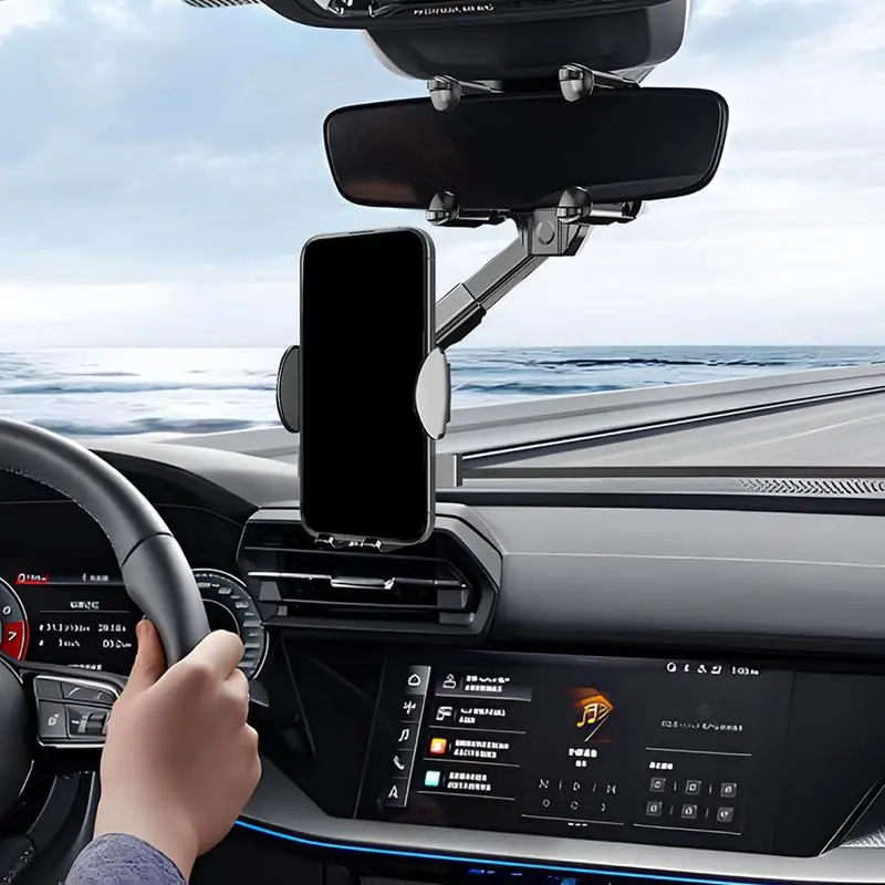 Многофункциональный Автомобильный держатель для телефона заднего вида