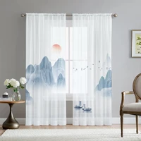 solid white tulle sheer curtains for living room decoration curtains for the room bedroom kitchen voile organza curtains