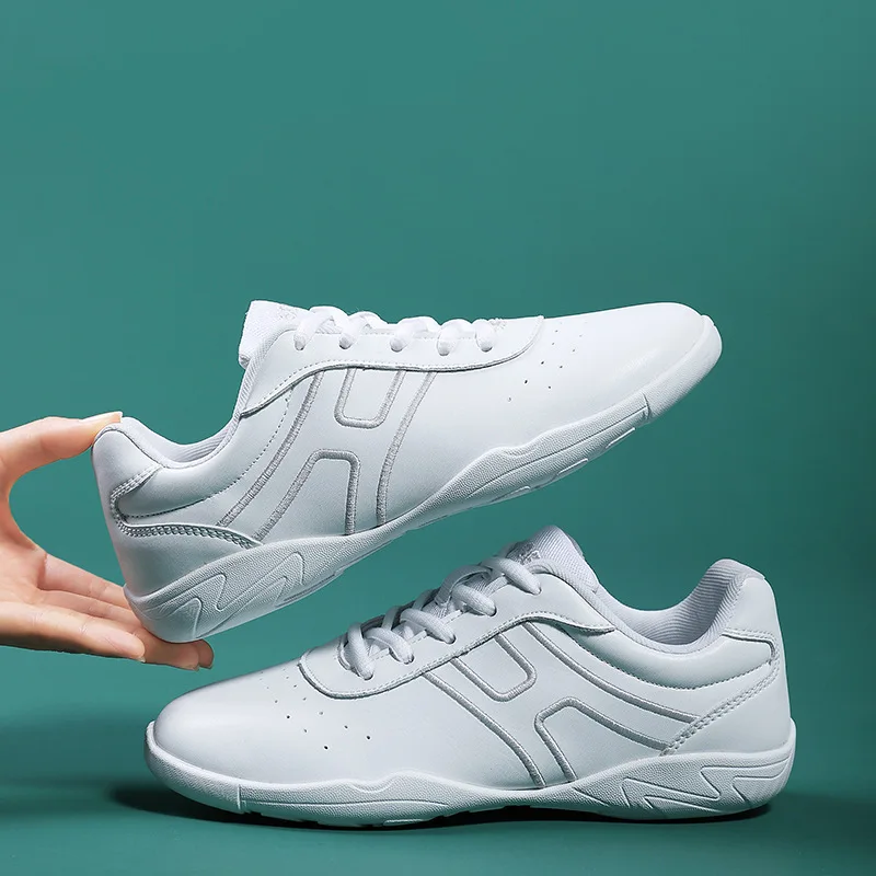 Aerobics Dance Shoes Women Children Sports Fitness Gym Shoe White Competitive Boys Girls Modern Jazz Hip-hop Dance Sneaker 28-44