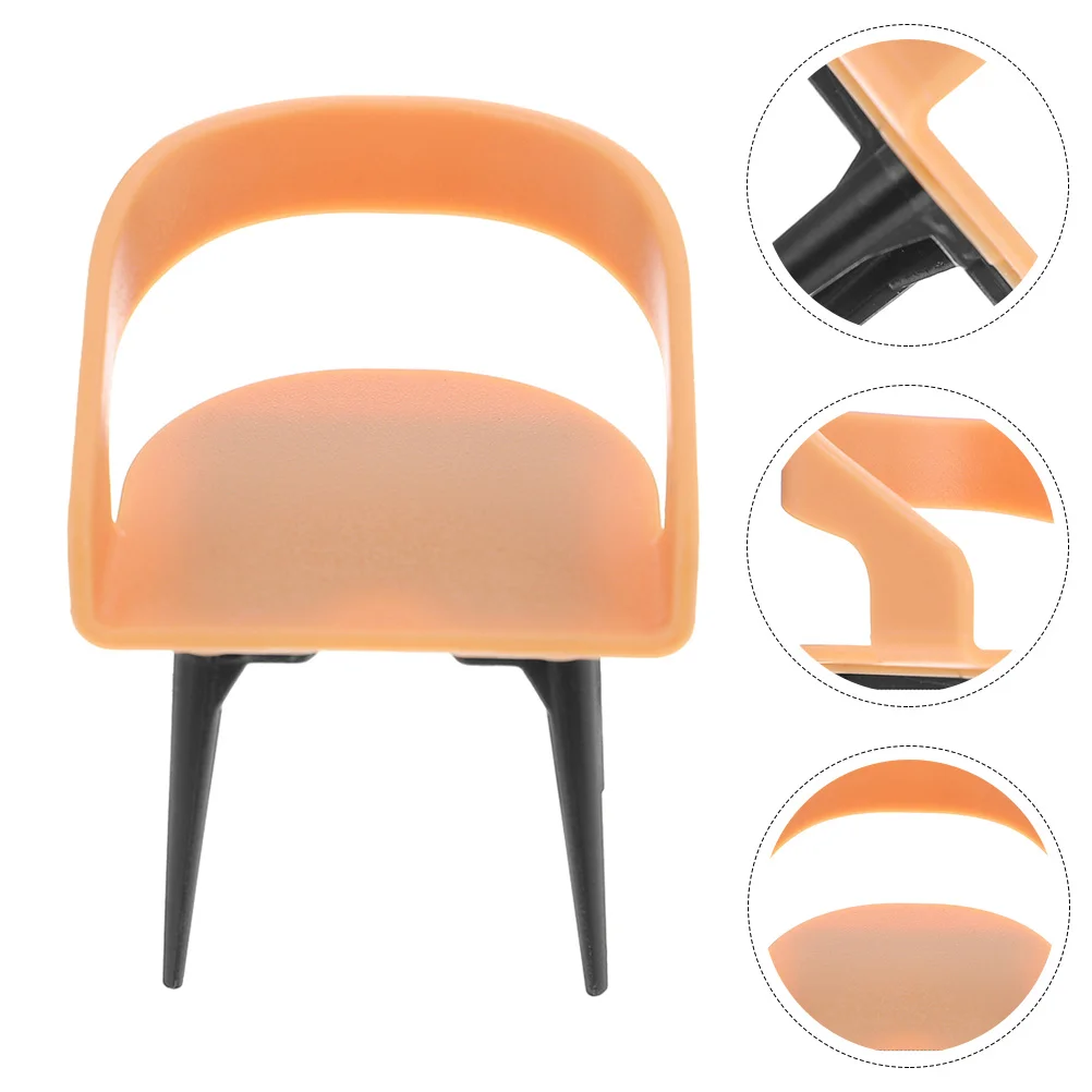 

Mini Accessories Mini House Mini Mini Simulation Chair Toys Accessories 1/12 Scale Dining Chairs Room