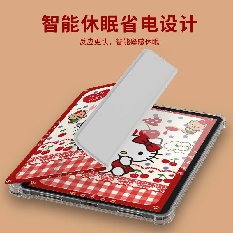 Sanrio, чехол Hello Kitty для iPad Air 2021, Чехол Air 4, силиконовый защитный чехол для iPad Pro Mini 6 10,2 дюйма, противоударный мягкий чехол