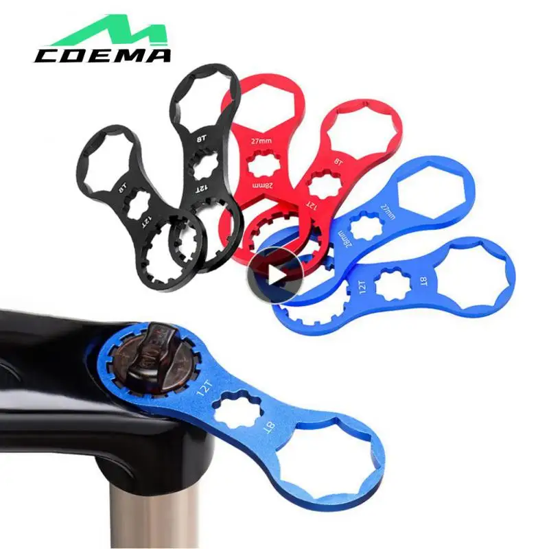 

Lightweight Bicycle Wrench Eat Treatment Front Fork Houlder Cover Wrench Frosted Anodic Oxidation Disassembly Tool High Strength