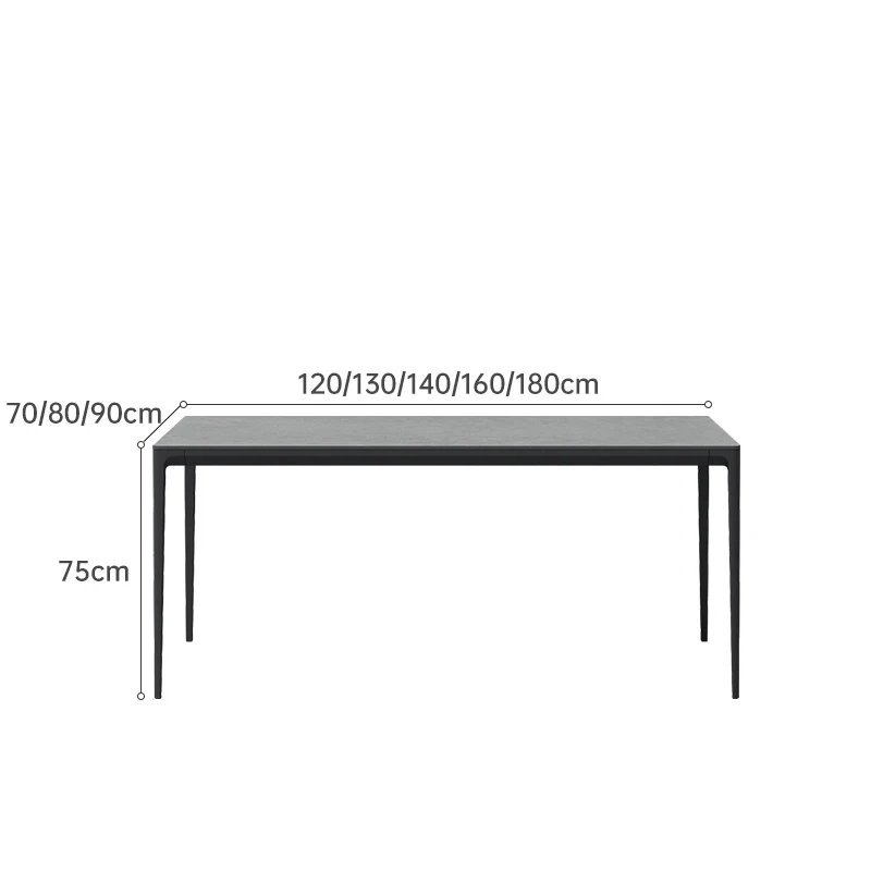 Кухонный Прямоугольный Обеденный Стол скандинавский промышленный