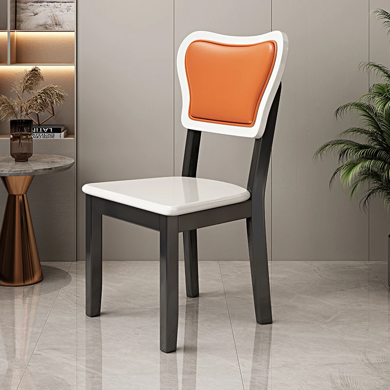 

Design Nordic Mobile Dining Chair Living Room Long Computer Individual Dining Chair Relaxing Cadeiras De Jantar Furniture ZY50CY