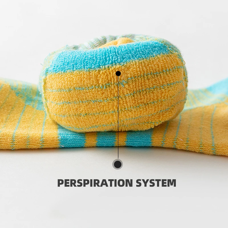 Towels Korean Version of Contrasting Colors, College Style Thickened Warm Socks Students Women's Socks Cotton Socks Sports