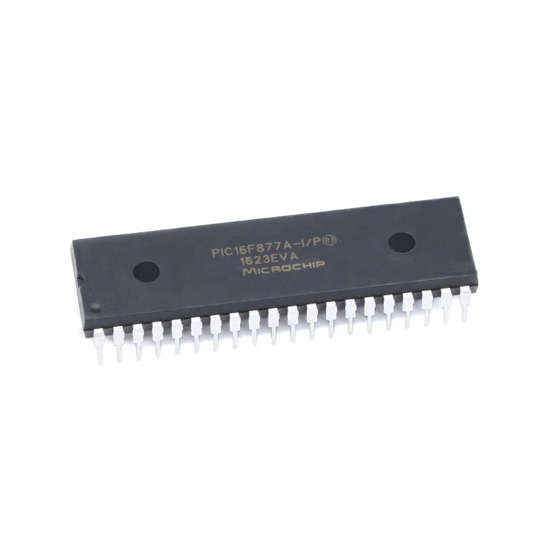 

Original PIC16F877A-I/P DIP-40 8-bit CMOS microcontroller 20MHz/14KB Flash EEPROM: 256B, RAM: 368B
