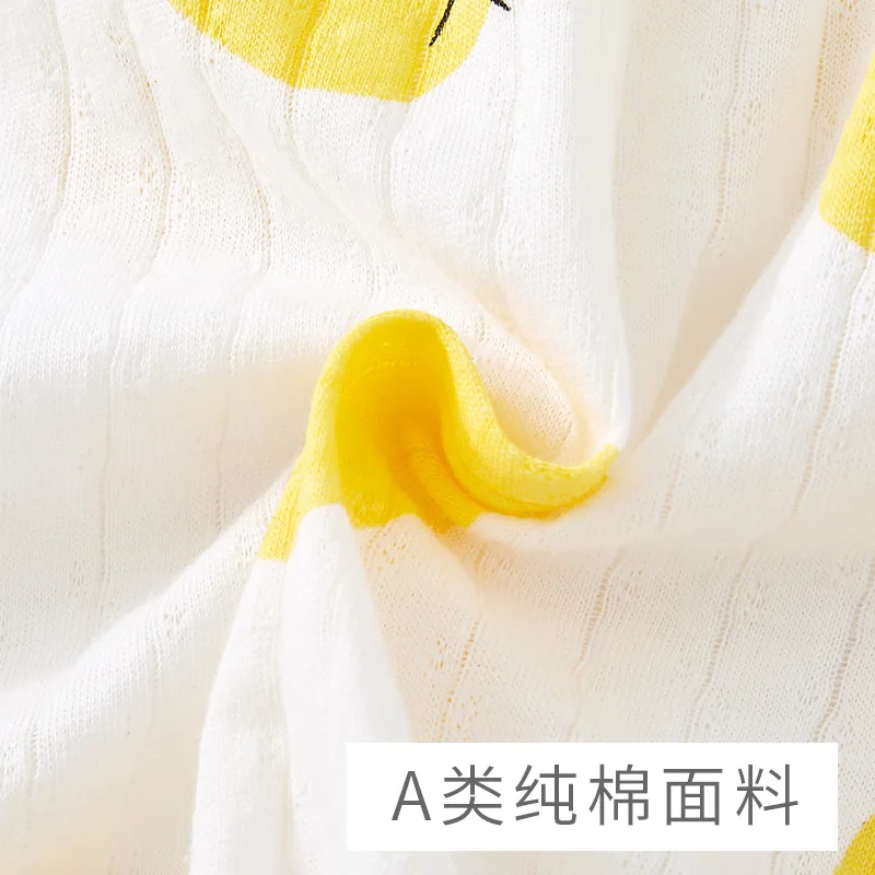 Летний детский Мягкий комбинезон из искусственного хлопка наряды милая Одежда