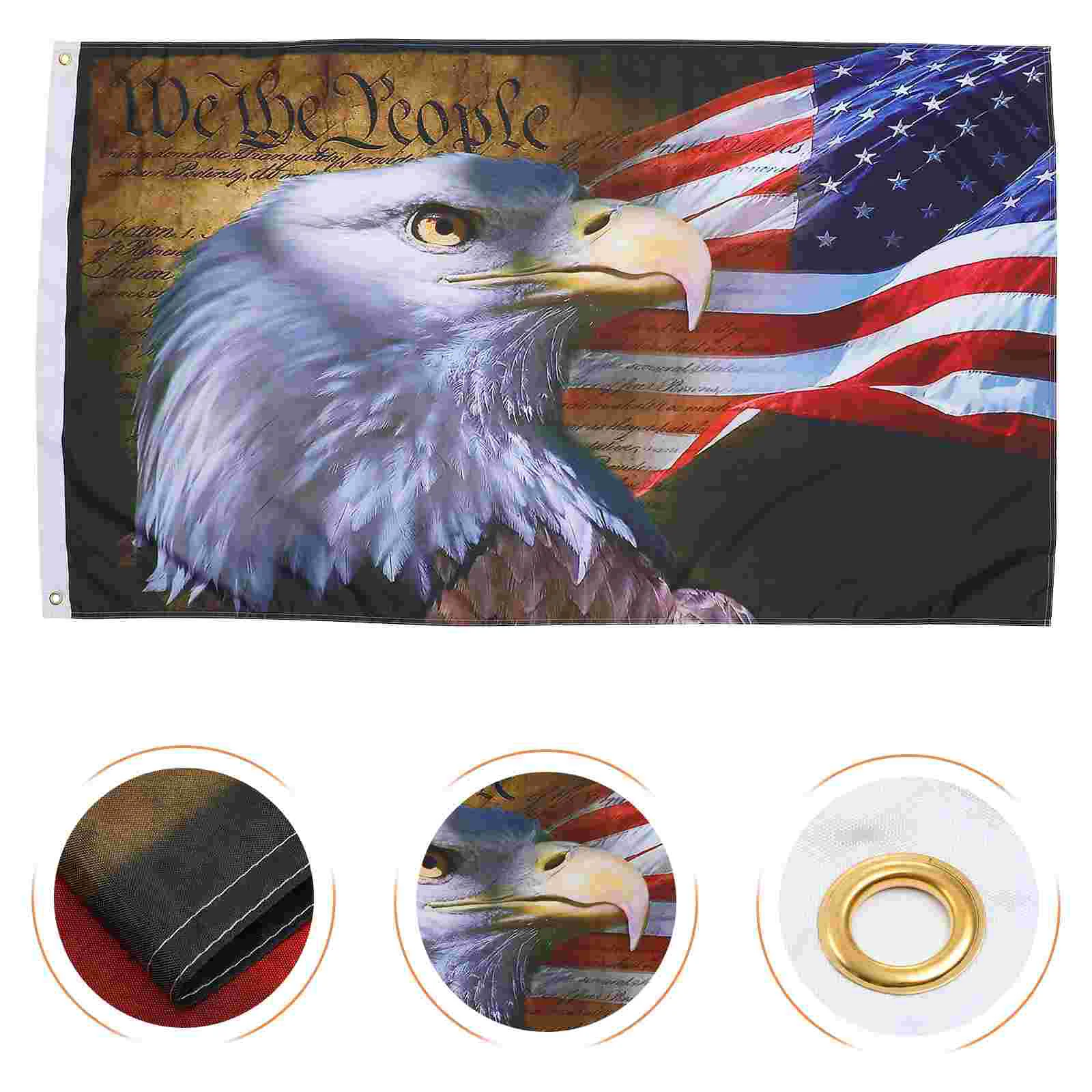 

Background Banner Decoration Independence Day Party Hanging Banner Ornament