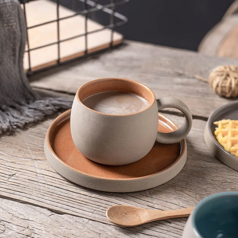 

201-300ml Marble Ceramic Coffee Set Milk Mugs Glass Latte Cup Home Drinkware Starry Sky Pattern Tea Cup Simple And Creative Mug