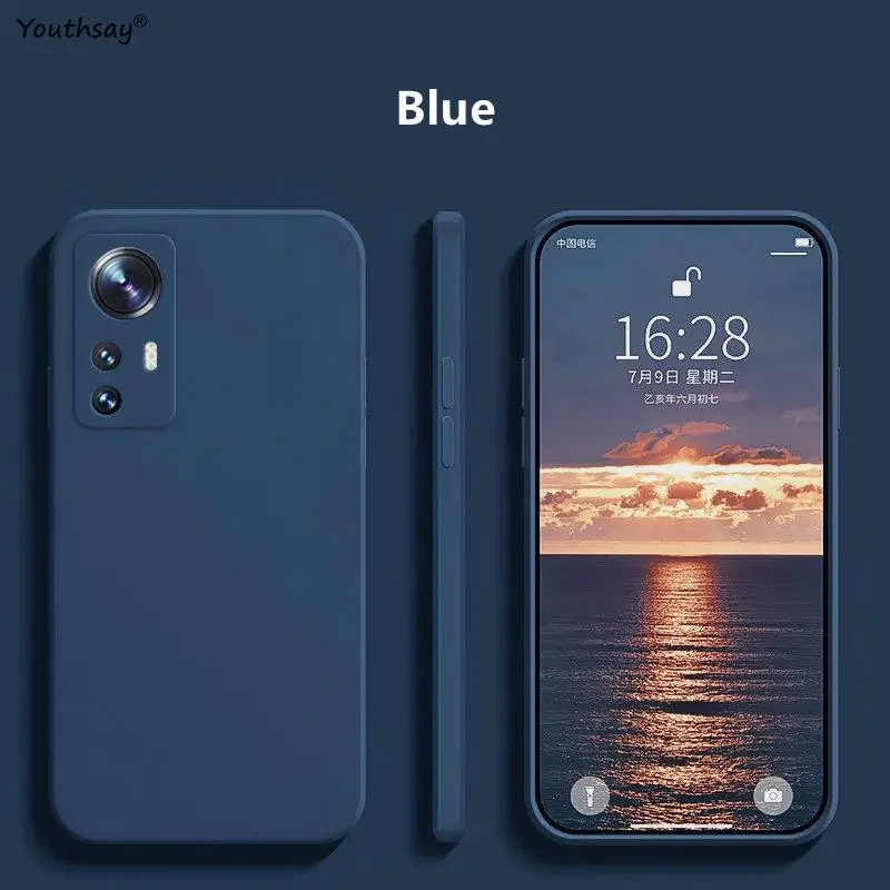 For Xiaomi Redmi Note 12S Case Redmi Note 12S Cover Shell Funda Coque Soft Original Liquid Silicone Phone Case Redmi Note 12S