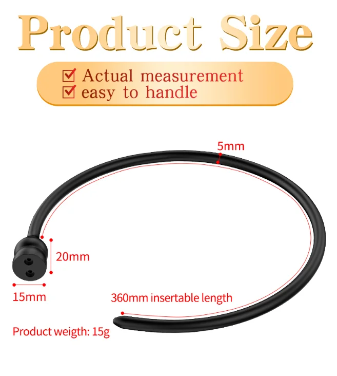 Биполярная электрическая вилка для пениса супер длинный уретральный