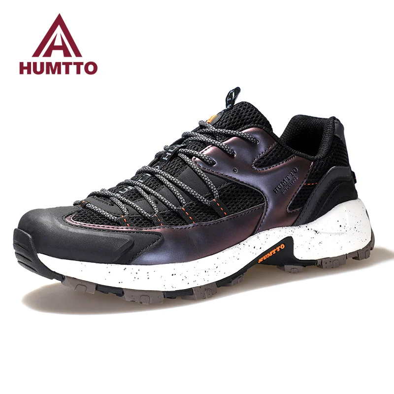 HUMTTO Sneakers for Men New Non-Leather Casual Shoes 2022 Breathable Sport Running Trainers Man Luxury Designer Brand Mens Shoes