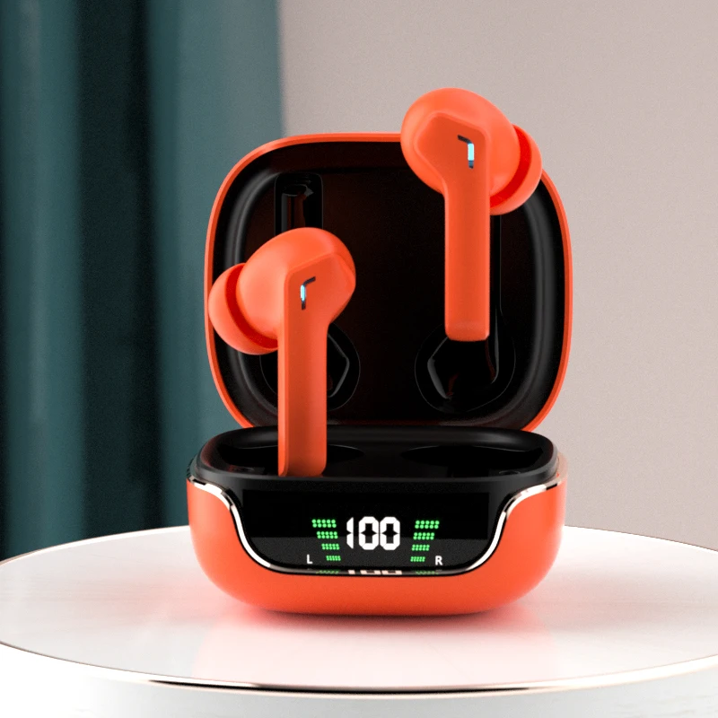 Модная Беспроводная Bluetooth-гарнитура с микрофоном наушники Enc двойной режим