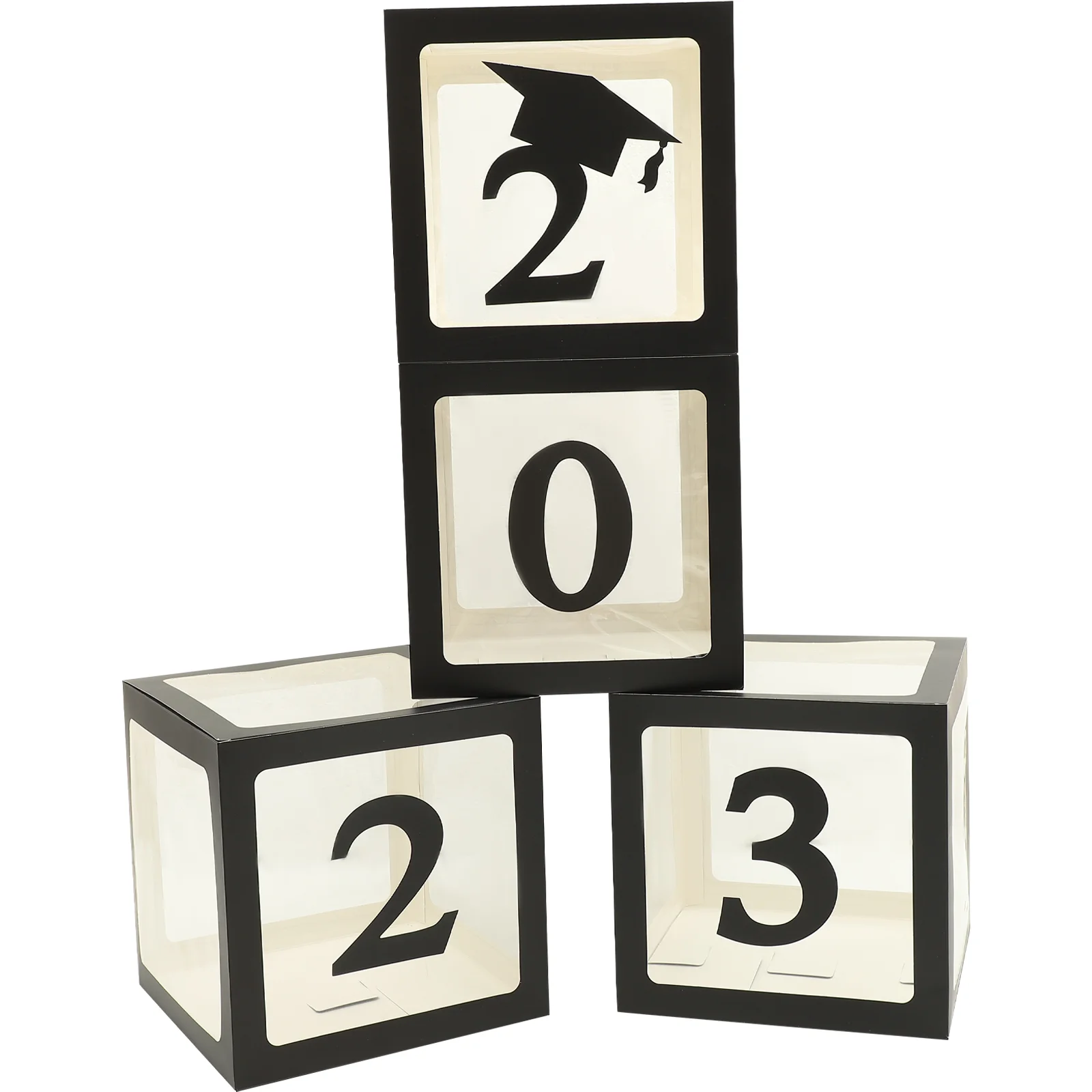 

2023 Graduation Box Balloon Cases Party Supplies Holders Decorations Photography Prop