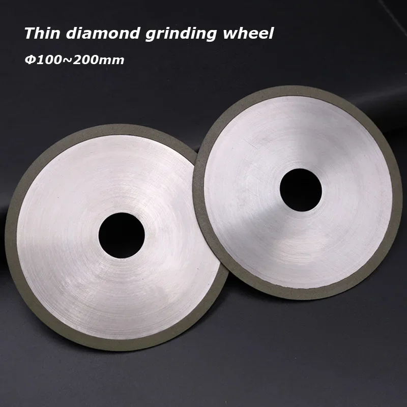 

Φ100 ~ 200 мм шлифовальный круг из смолы, толщина 1 мм, алмазный отрезной диск, инструмент для резки стеклянных трубок, кварцевый камень, вольфрамовая сталь