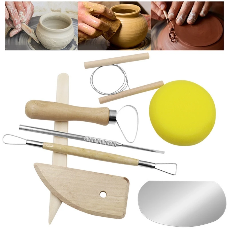

Multifunctional Durable 8 PCS Carving Modeling Clay Sculpting Tools Set