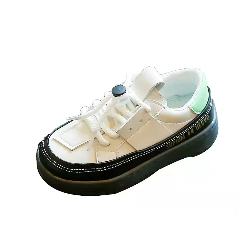 

Sport Sneakers for Boys 2022 Autumn Children's Leather Casual Shoes Boys Basketball Sneakers Little Girl Brand School Sneaker