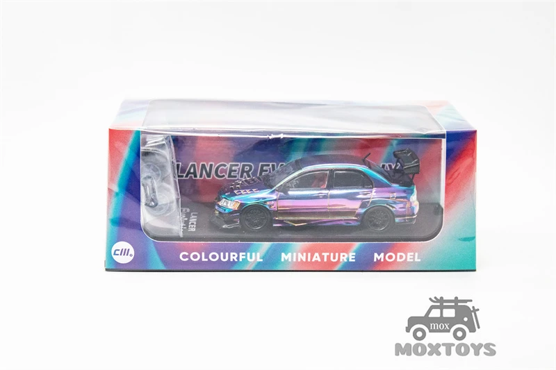 CM MODEL 1:64 Lancer Evoix Widebody Chromecolour литая модель автомобиля