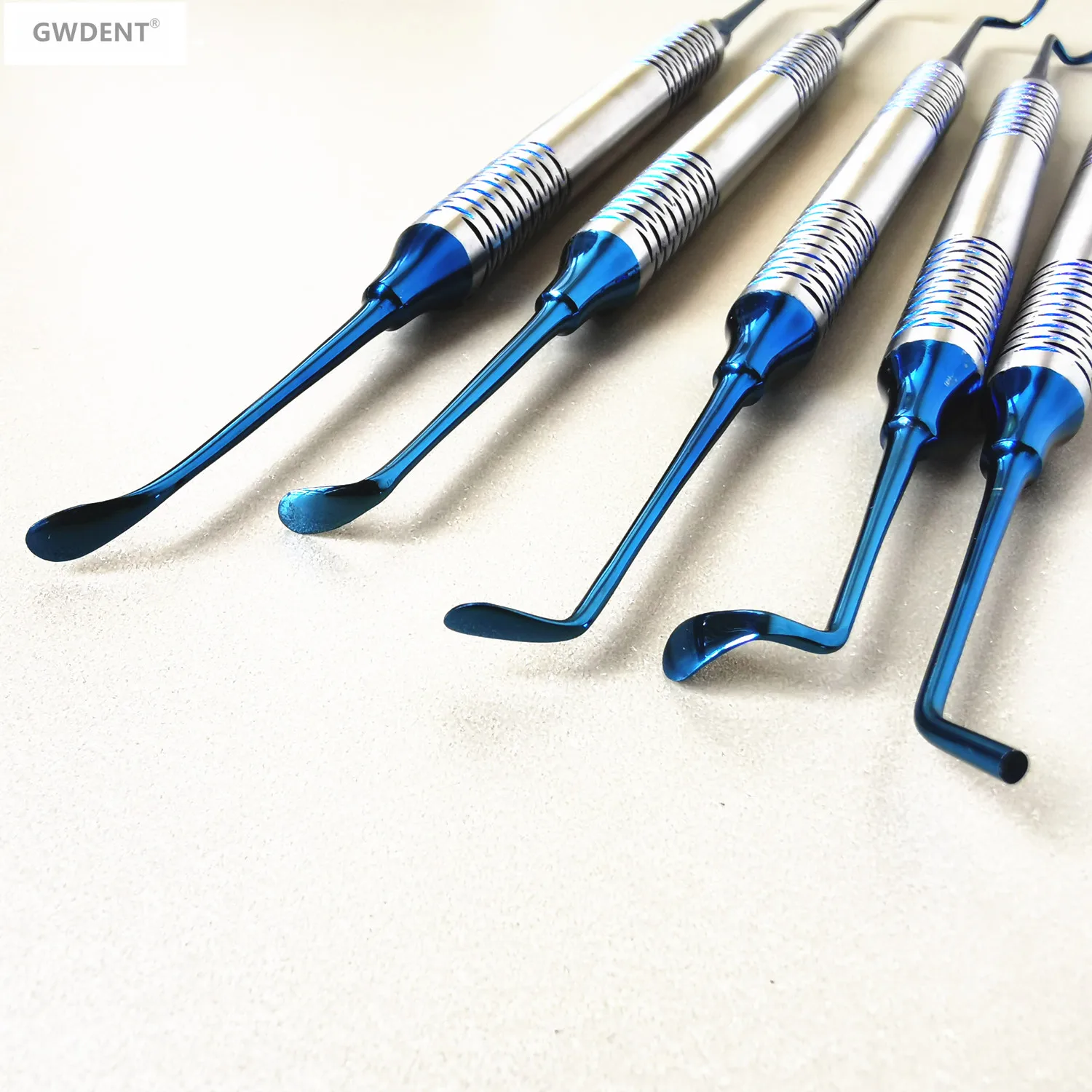 

5Pcs/set GWDENT Dental Implant Sinus Lift Lifting Elevator Instrument Tool Stainless Steel Double Ends Autoclavable