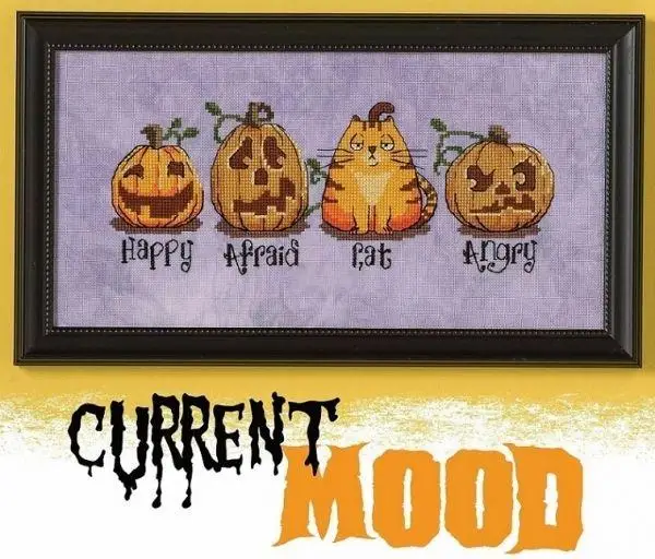 Наборы для вышивки крестиком Набор в виде тыкв и кошек на Хэллоуин