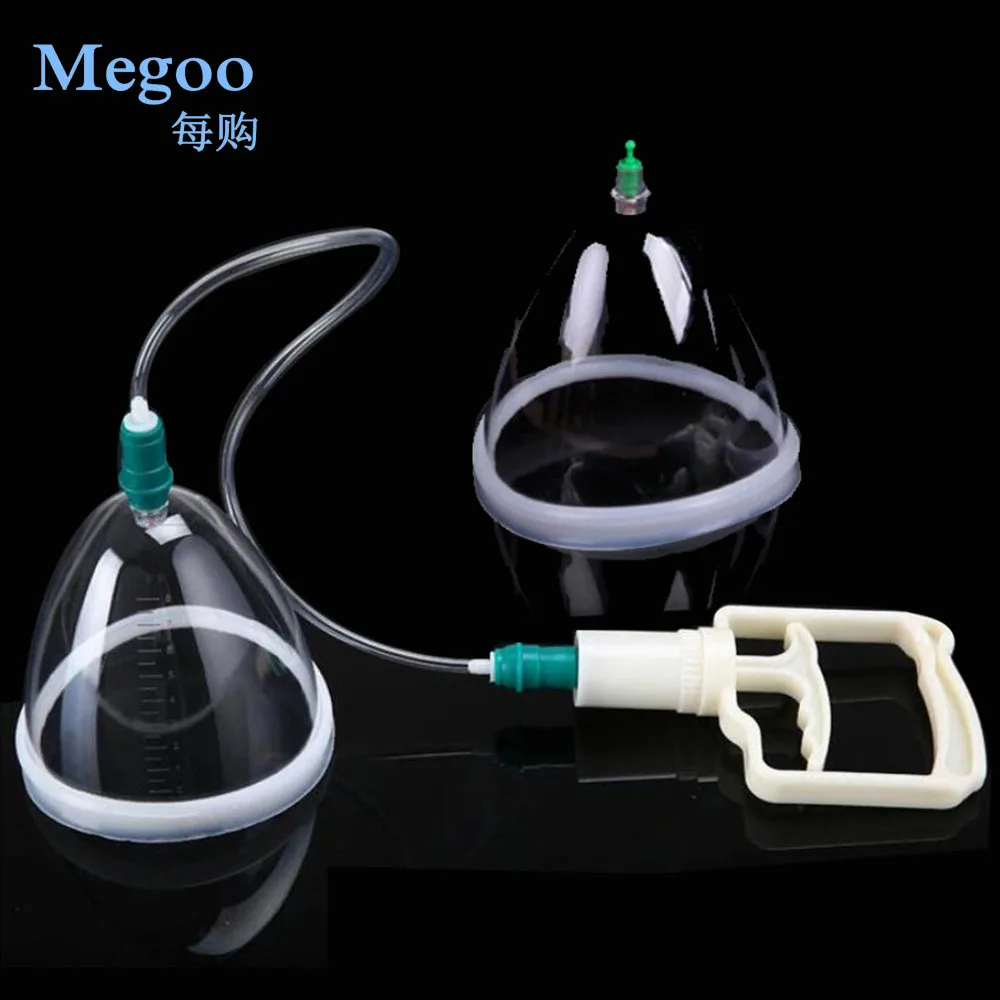 

Ladies Breast Enlargement Pump Cup Chest Massage Vacuum Suction Cupping Therapy Manual Vacuum Breast Beauty Device