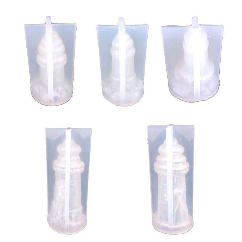 

R3MC Lighthouse Silicone Mold Building Scented Mold for Wax Making DIY Mold Home Decoration