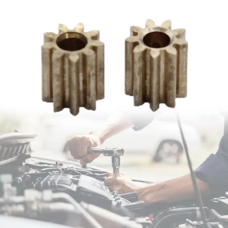 

Маленькие Сменные аксессуары для медного редуктора, автомобильный бесщеточный щеточный двигатель, механическая шестерня, 9 зубцов в упаковке 2 E8BC