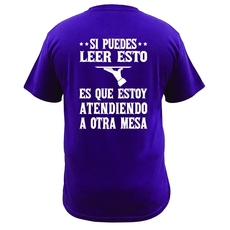 Мягкие футболки унисекс с испанским юмором коротким рукавом и круглым вырезом из