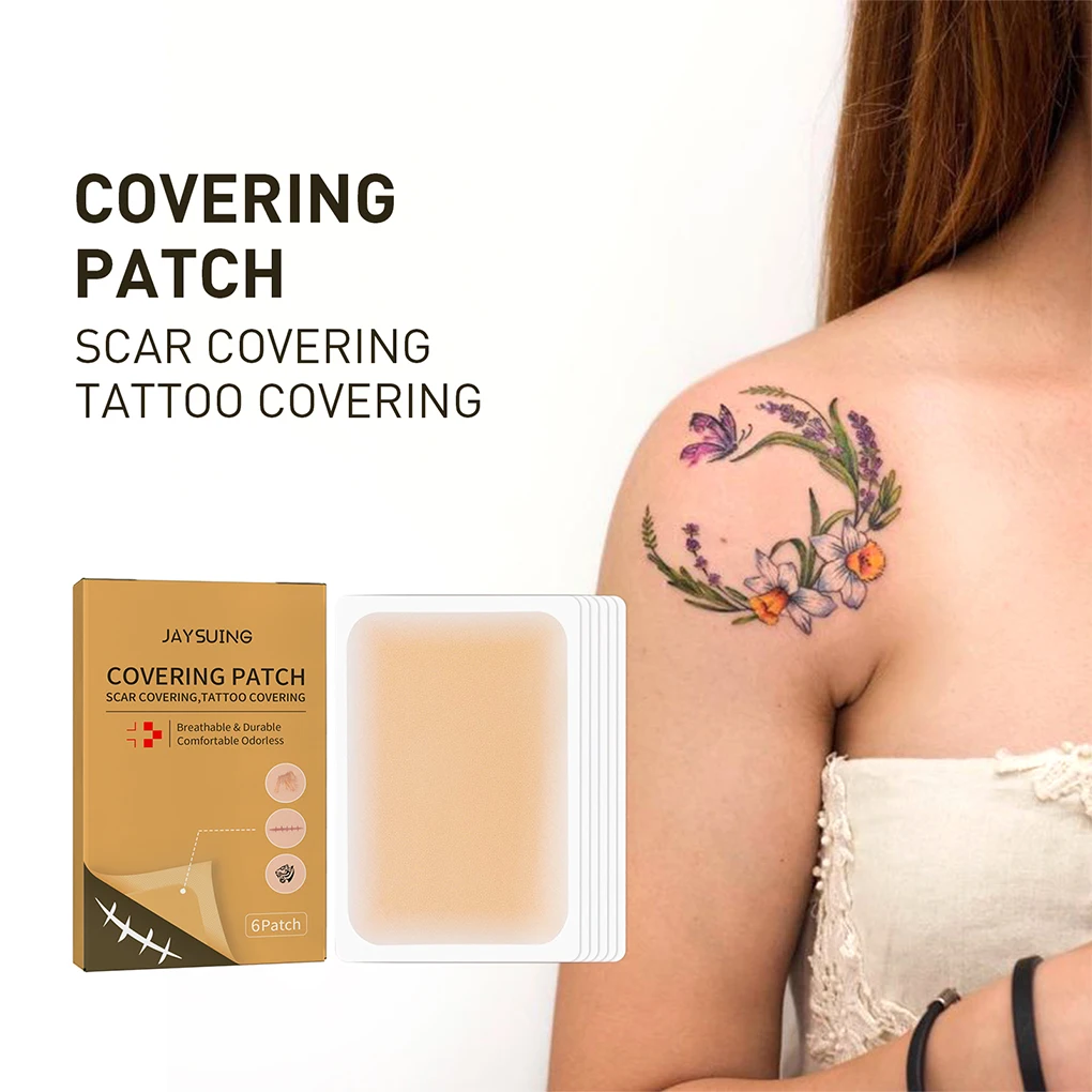 

Tattoo Scar Acne Cover Up Sticker Full Cover Concealer Sticker Birthmark Concealing Hide Tape Waterproof Skin-Friendly Sticker