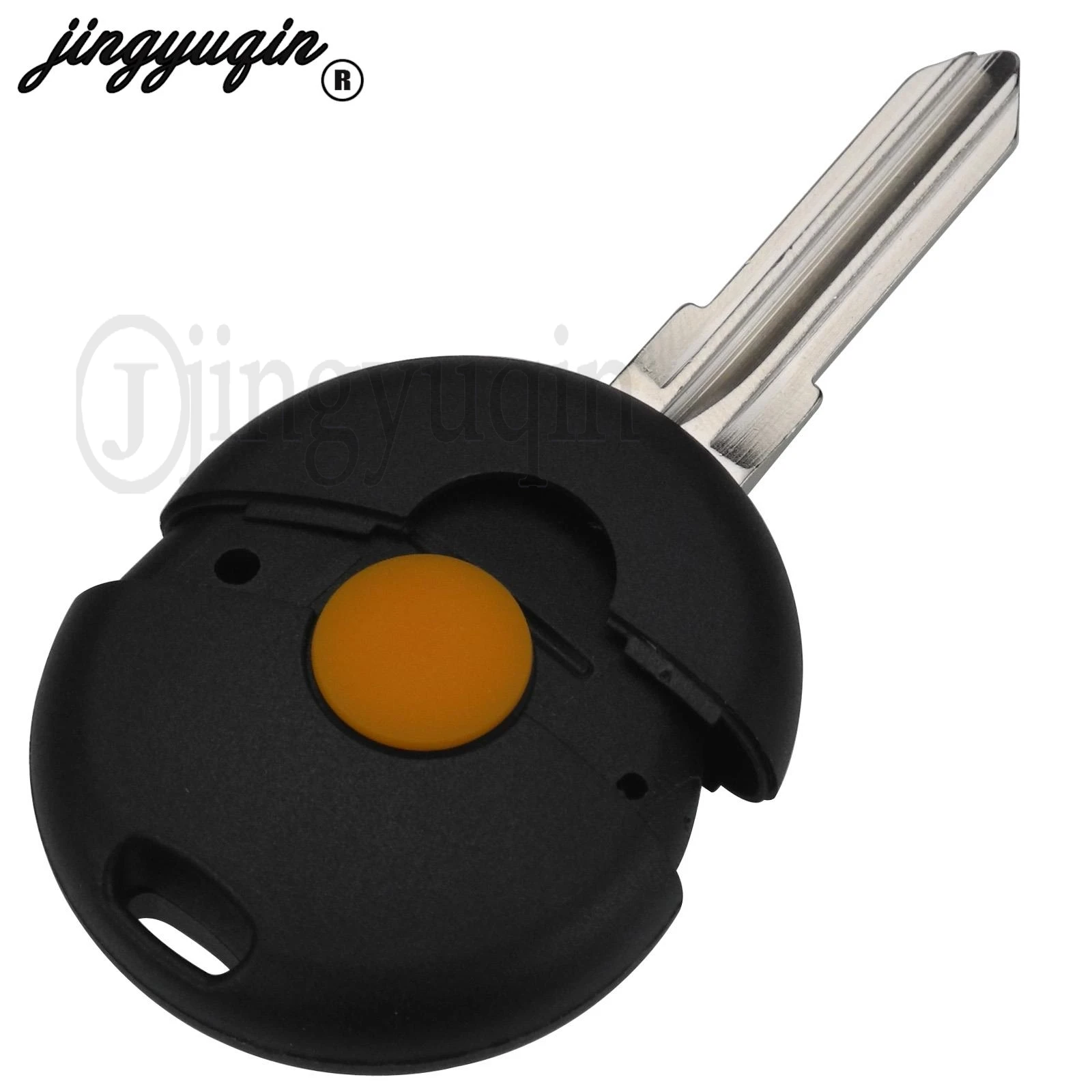 Jingyuqin 1-кнопочный Чехол Для Дистанционного Ключа Mercedes Benz Smart Fortwo Cabrio City Cross ABS