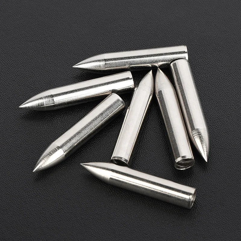 

24Pcs Archery Arrowhead ID5.5mm OD6.5mm Arrow Tips Recurve Compound Bow Archery Target Broadhead Shooting Hunting Accessories