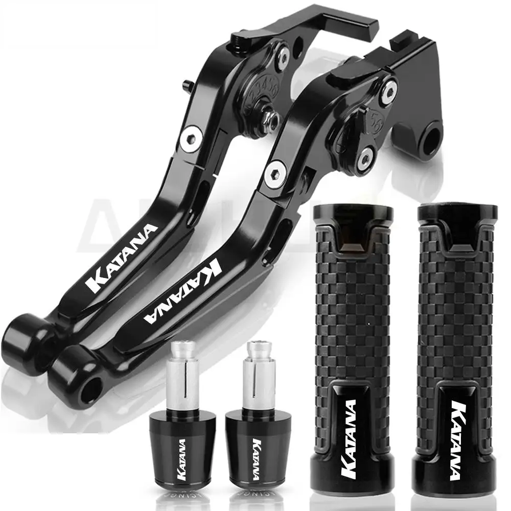 

For SUZUKI KATANA GSX600F GSX 600 F 600F 1989-2007 2006 2005 2004 2003 Motorcycle Brake Clutch Levers Handlebar Hand Grips ends